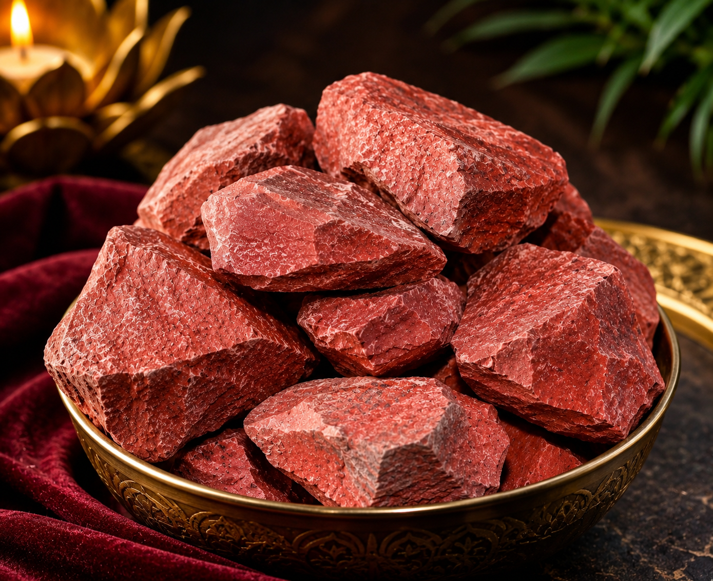 Premium Natural Red Jasper Raw Crystal Stone | Healing Crystal for Strength, Grounding & Protection