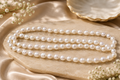 Natural Freshwater Pearl Mala Necklace | Genuine White Pearl Beaded Necklace | Handmade Elegant Pearl Strand | Spiritual & Classic Jewelry