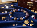 Natural Success & Wisdom Crystal Bracelet – Lapis Lazuli, Amethyst, Smoky Quartz & Labradorite | Premium Handmade Gemstone Bracelet  Description: