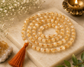 Natural Citrine Crystal Mala (108 Beads) – Wealth, Abundance, Success & Positive Energy