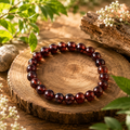 Ardra Nakshatra Hessonite Adjustable Bracelet – Natural Crystal Bracelet for Rahu Energy & Protection