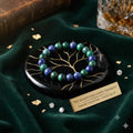 Azurite & Malachite Crystal Bracelet | 8 MM Natural Healing Beads