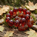 Natural Red Amber Bracelet – Premium Handmade Gemstone Bracelet | Warmth, Vitality & Positive Energy