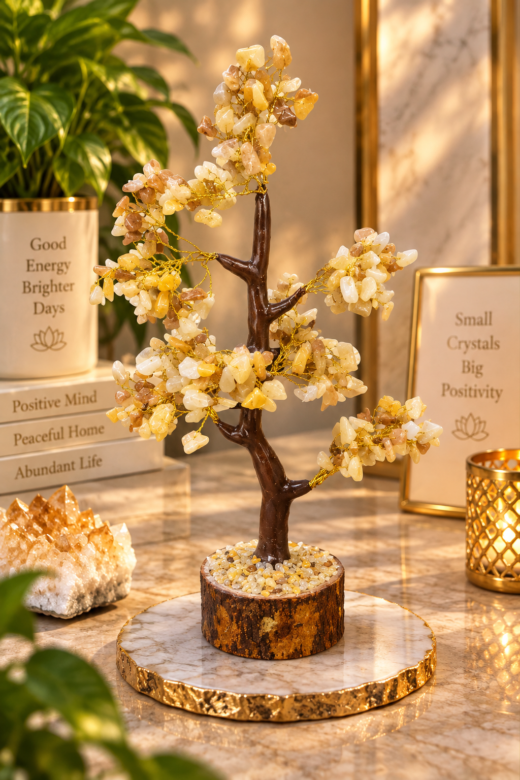 Yellow Aventurine Crystal Tree | Prosperity, Positivity & Abundance Tree