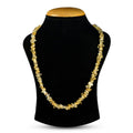 Natural Citrine Uncut Chips Mala Necklace – Crystal Necklace for Abundance, Prosperity & Positive Energy