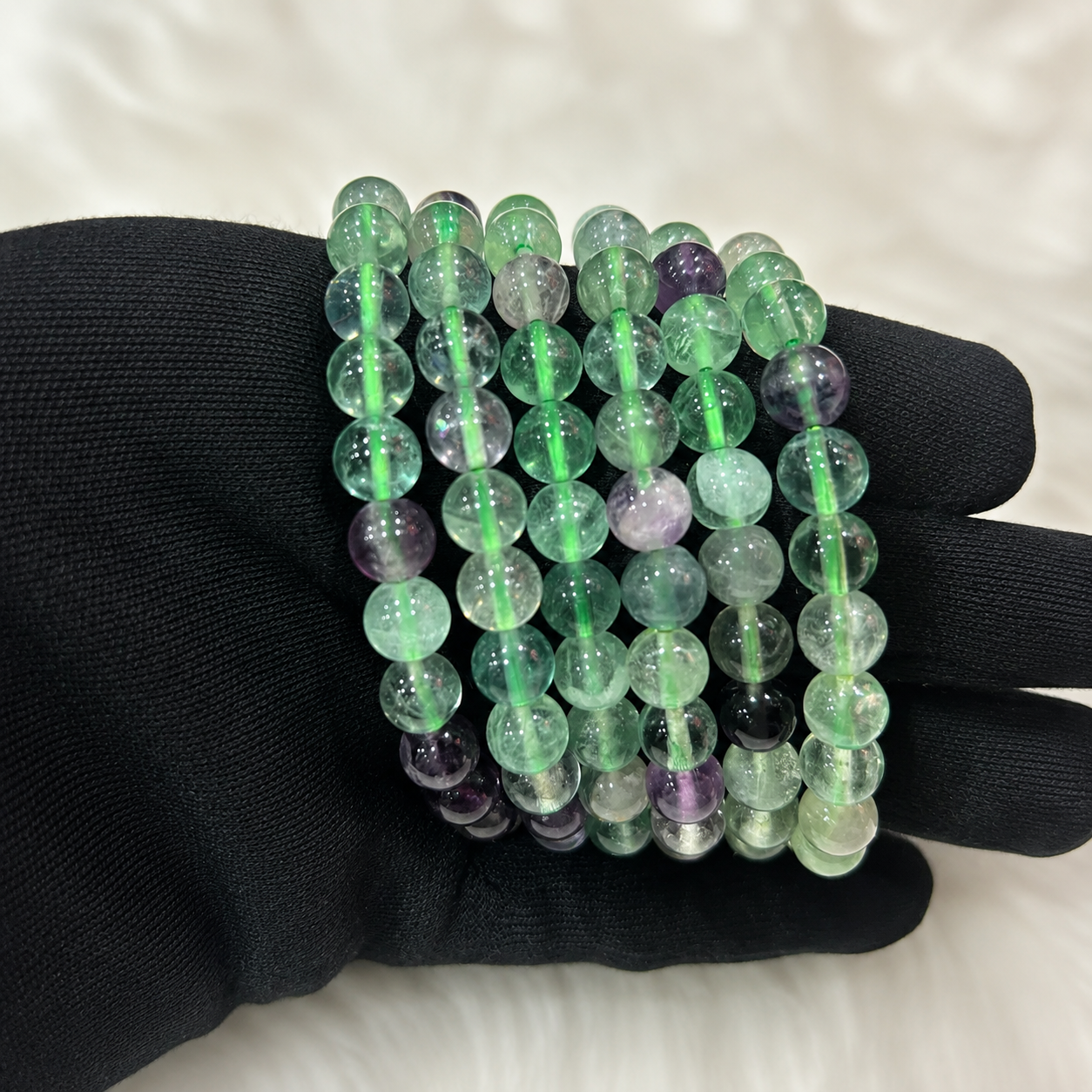 Natural Multi Fluorite Bracelet 8mm | Genuine Healing Crystal Bracelet