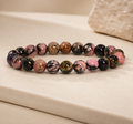 Natural Rhodochrosite Bracelet 8mm| Genuine Crystal Bracelet for Love & Emotional Healing