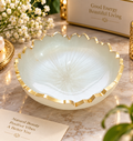 Natural White Selenite Bowl | Crystal Healing, Cleansing & Energy Charging Bowl 5 inches