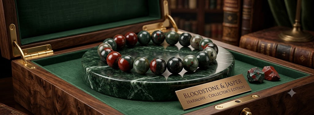 Stylish Bloodstone Bracelet | Adjustable Natural Healing Crystal Bracelet
