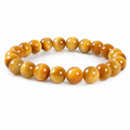 Natural Golden Tiger Eye Bracelet 8mm | Protection & Confidence Stone