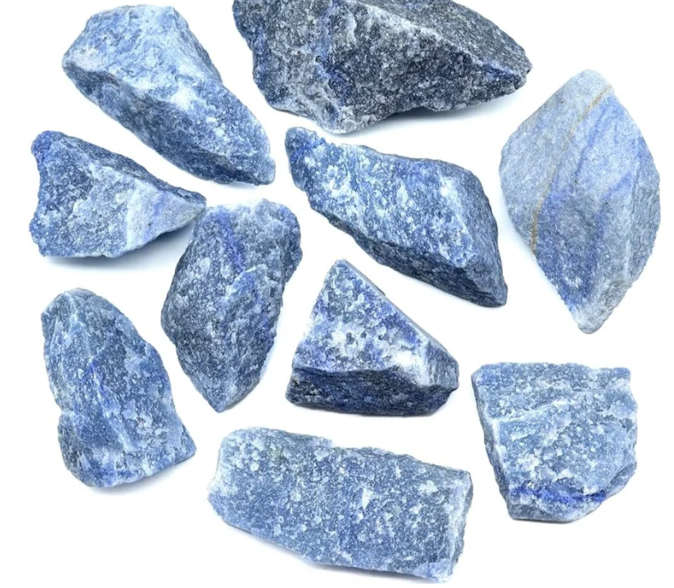 Natural Blue Aventurine Rough Stone – Premium Raw Crystal for Confidence, Inner Strength & Calmness