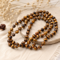 Tiger Eye 108 Bead Knotted Japa Mala