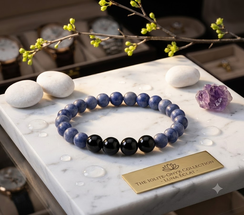 Sodalite with Garnet Bead Bracelet | 8 MM Natural Healing Crystal Bracelet