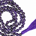 Natural Amethyst 108 Beads Jaap Mala |