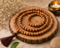 Natural Sandalwood Mala (108 Beads) – Meditation, Spiritual Healing & Positive Energy