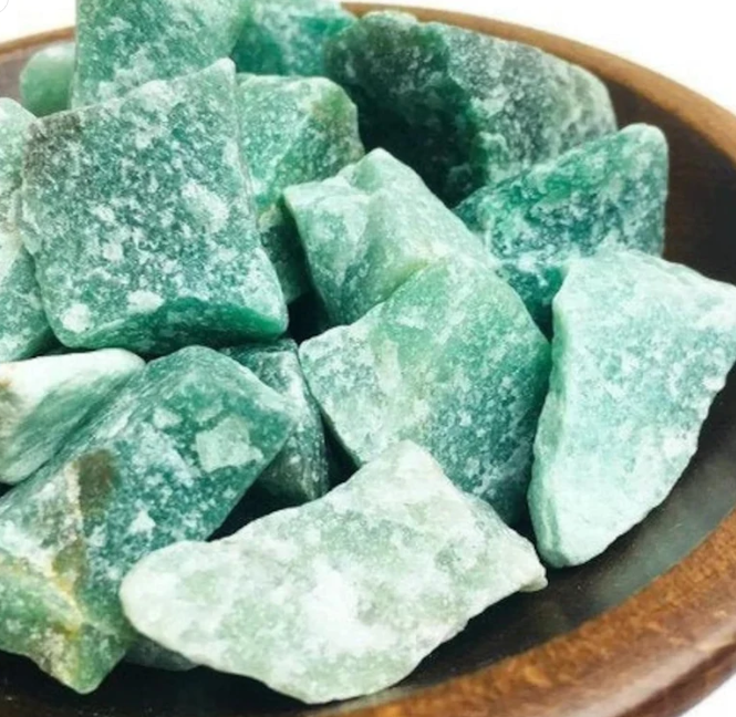 Natural Green Aventurine Rough Stone – Premium Raw Crystal for Prosperity, Luck & Emotional Healing